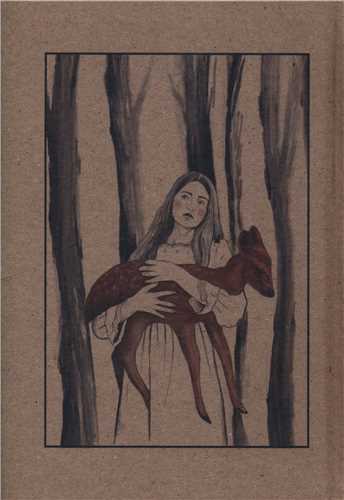 دفتر طراحي کرافت (دختر و آهو)(K 103)(سرو)