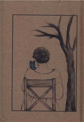 دفتر طراحي کرافت (دختر و پروانه)(K 105)(سرو)