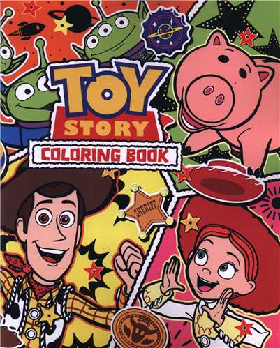کتاب رنگ آميزي Toy Story (رحلي)(حوض نقره)