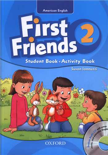 American First Friends 2 (Student Book + Activity Book) + QR (وزيري) (جنگل)